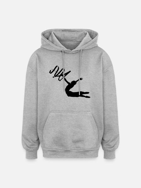 Rhythmic Gymnastics 3 - Oversized Unisex Hoodie - heather grey
