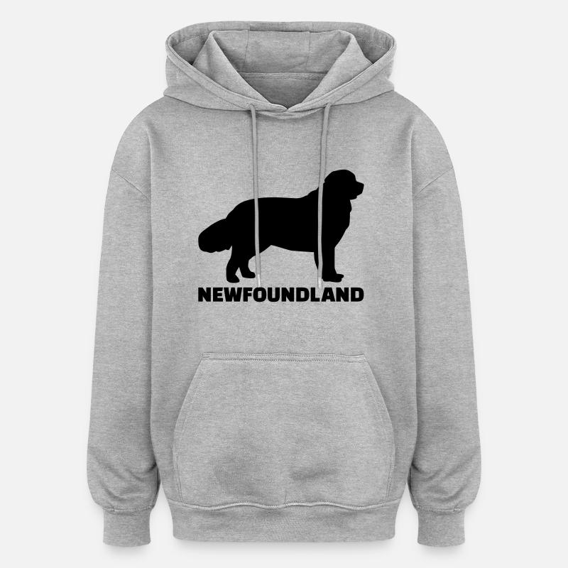 Newfoundland - Sweat à capuche oversize unisexe - gris chiné