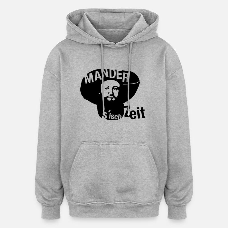 Andreas Hofer 2 - Oversized Unisex Hoodie - Grau meliert