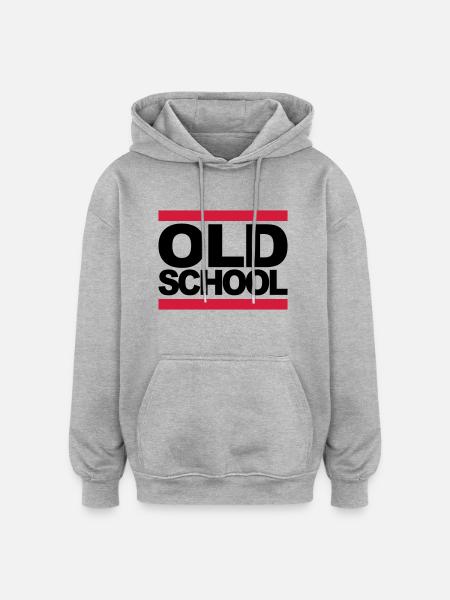 oldschool_2c - Oversized Unisex Hoodie - heather grey