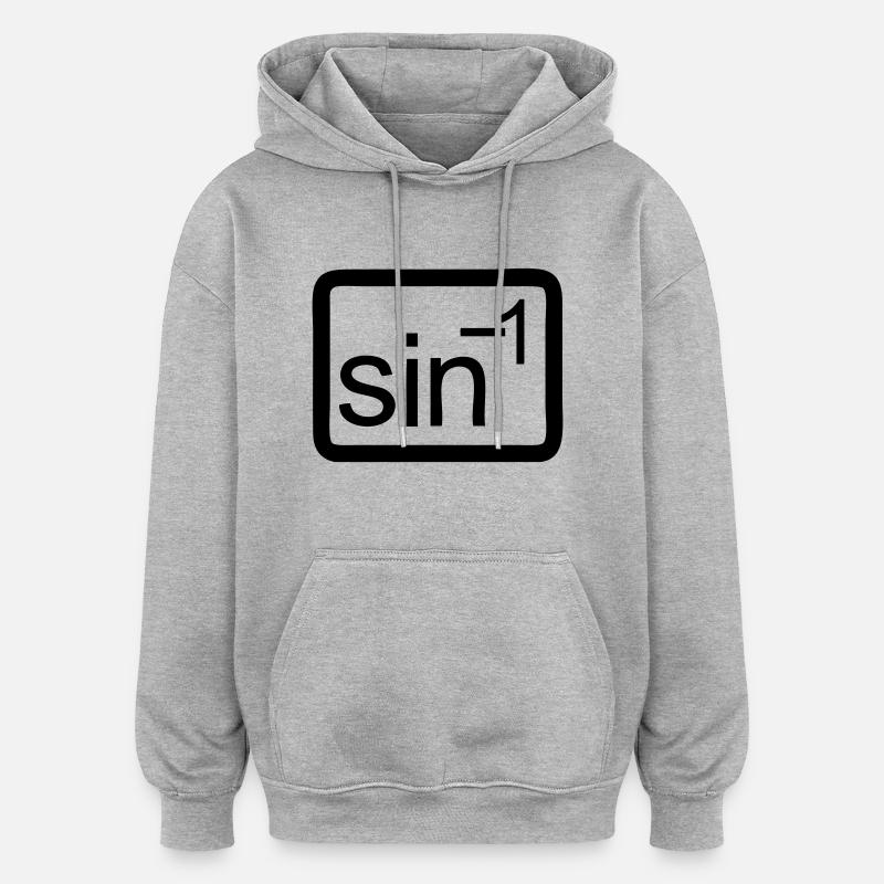 math - Oversized Unisex Hoodie - heather grey
