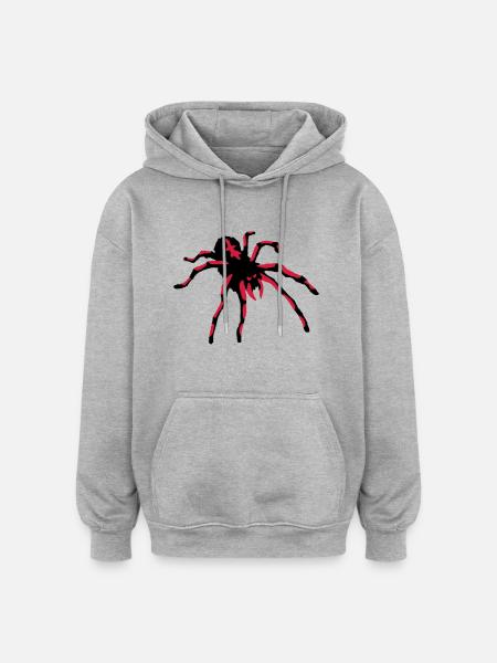 Tarantula Spider - Oversized Unisex Hoodie - heather grey