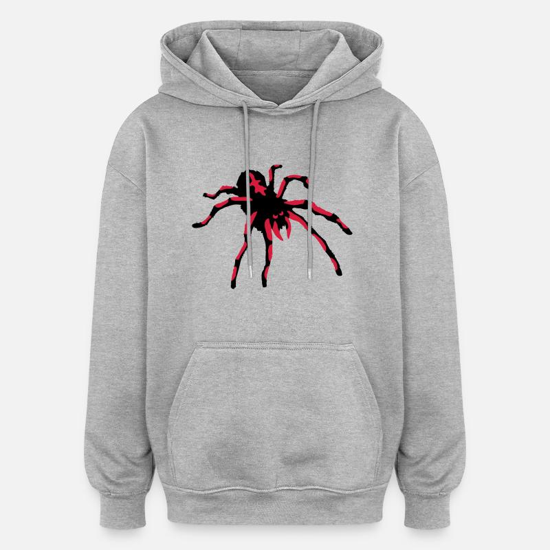 Tarantula Spider - Sweat à capuche oversize unisexe - gris chiné