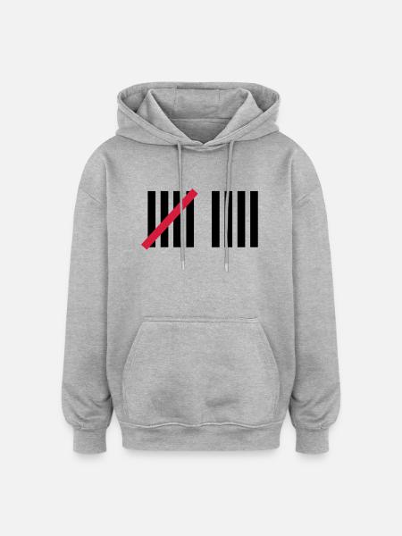9th Birthday - Oversized Unisex Hoodie - heather grey