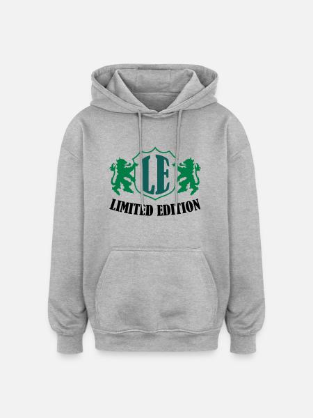 limited_edition_02 - Oversized Unisex Hoodie - heather grey