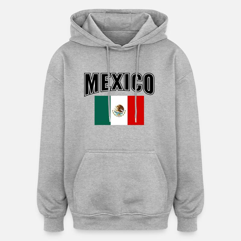 Mexico - Oversized Unisex Hoodie - heather grey