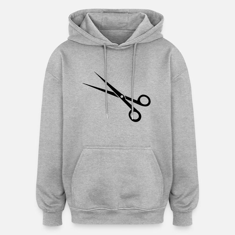 schere - Oversized Unisex Hoodie - heather grey