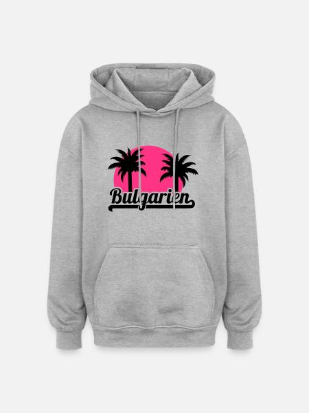 Bulgaria - Oversized Unisex Hoodie - heather grey