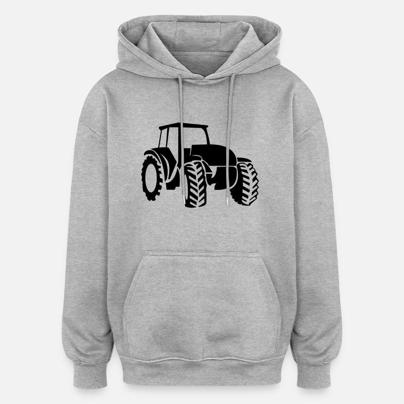 traktor - Oversized Unisex Hoodie - heather grey