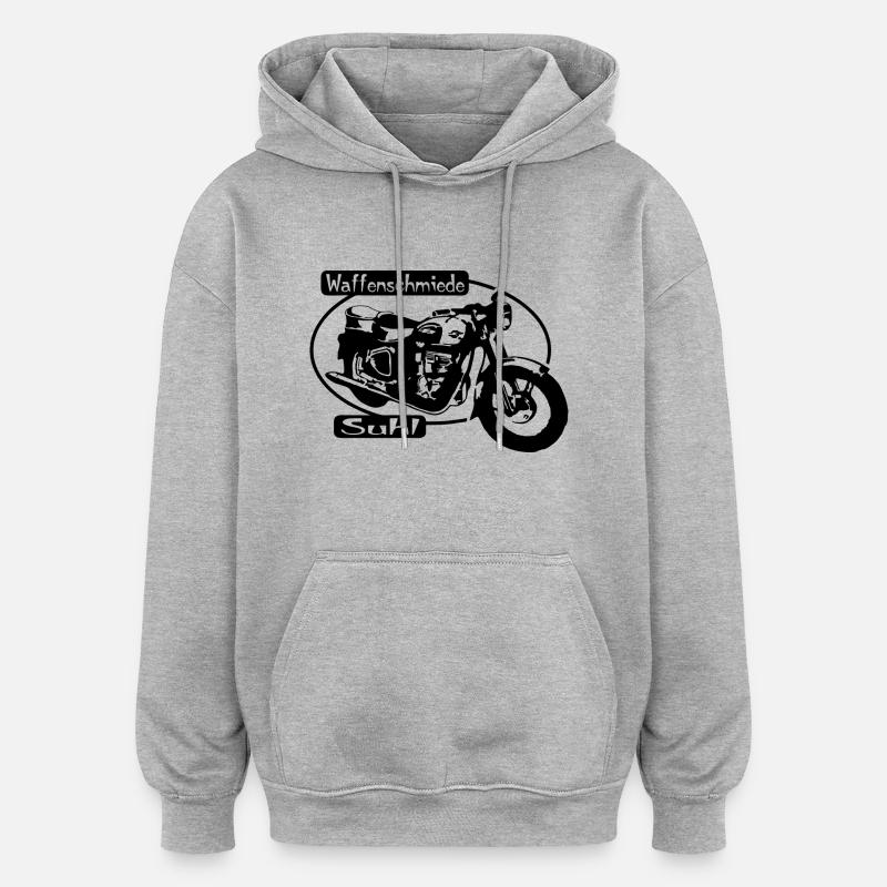 Sport AWO 425 Waffenschmi - Oversized Unisex Hoodie - Grau meliert