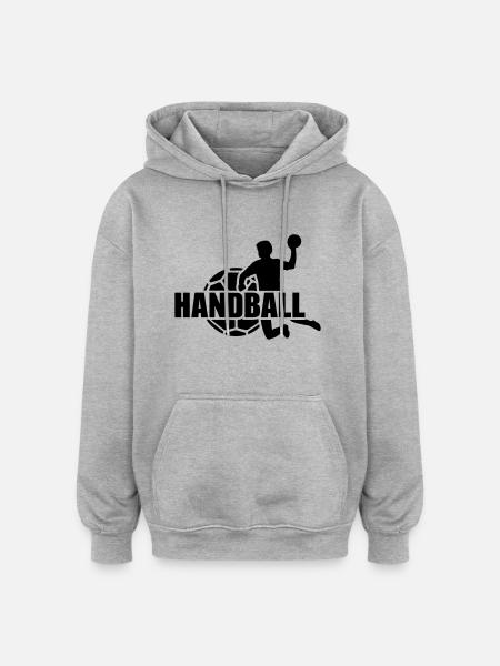 Handball - Oversized Unisex Hoodie - heather grey