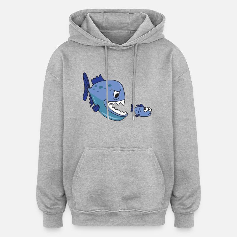caribe - Sudadera con capucha oversize unisex - gris jaspeado