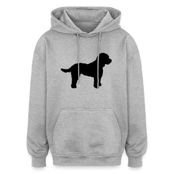 Cockapoo - Oversized Unisex Hoodie - heather grey - Front - Noah (186cm)