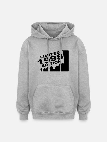 year 1998 limited edition - Oversized Unisex Hoodie - heather grey