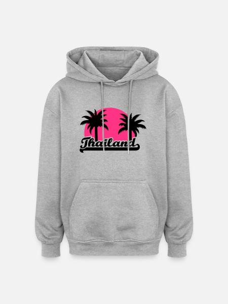 Thailand - Oversized Unisex Hoodie - heather grey