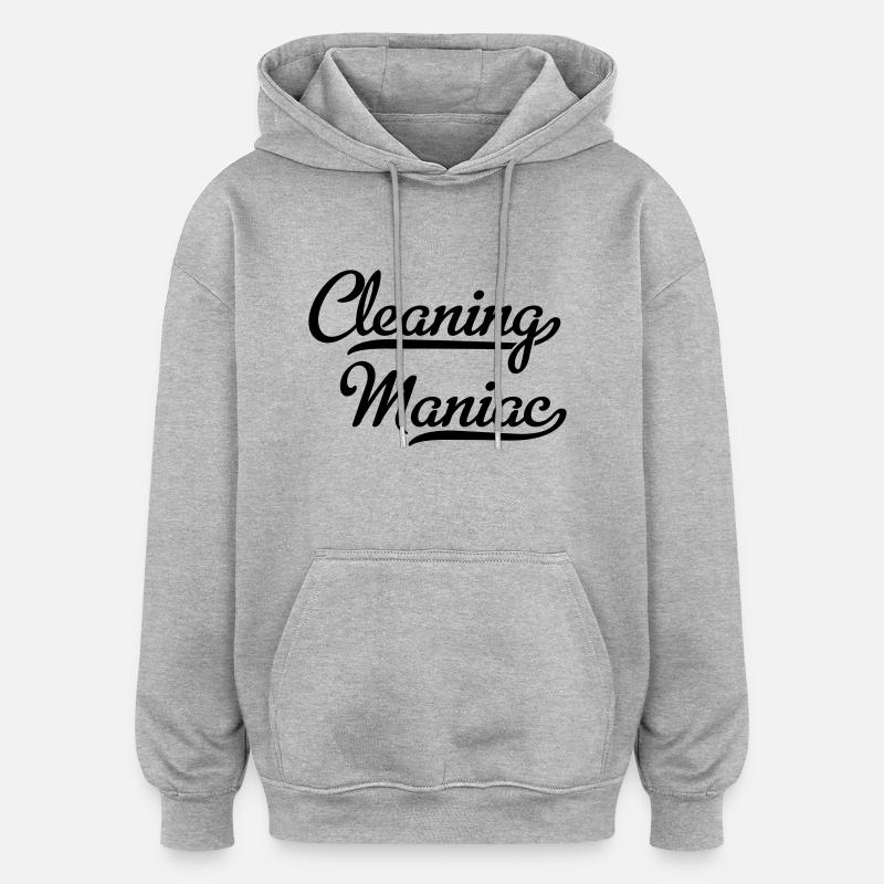 Cleaning devil - Oversized Unisex Hoodie - heather grey