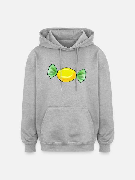 chocolate sweets candy chocolate26 - Oversized Unisex Hoodie - heather grey