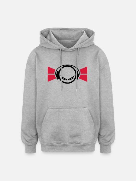 sound - Oversized Unisex Hoodie - heather grey