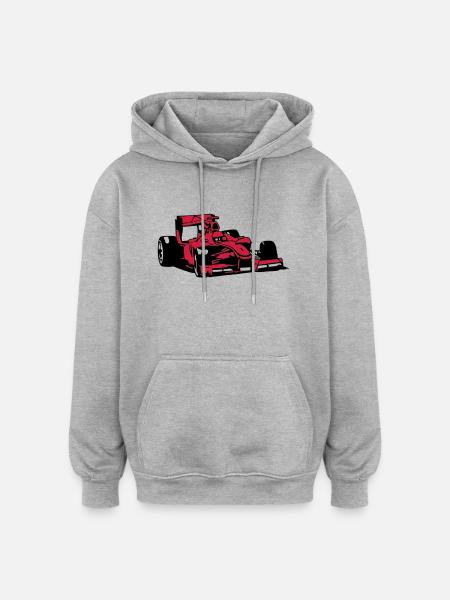 2c - Oversized Unisex Hoodie - Grau meliert