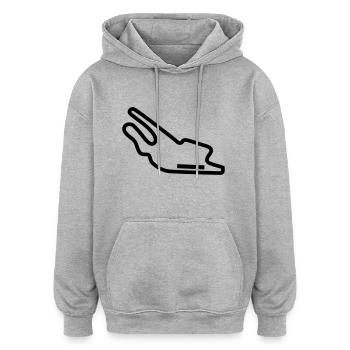 Schaltkreis france_c1 - Oversized Unisex Hoodie - Grau meliert - Vorne - Noah (186cm)