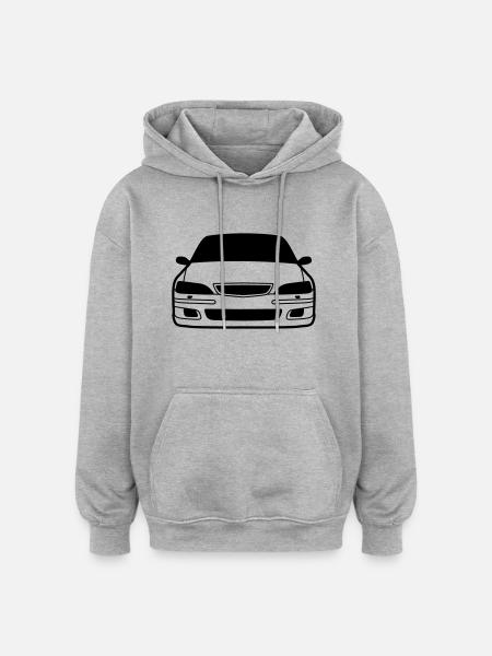 JDM Car eyes Accord | T-shirts JDM - Oversized luvtröja unisex - gråmelerad