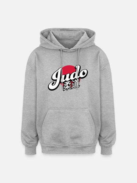 judo - Oversized Unisex Hoodie - heather grey