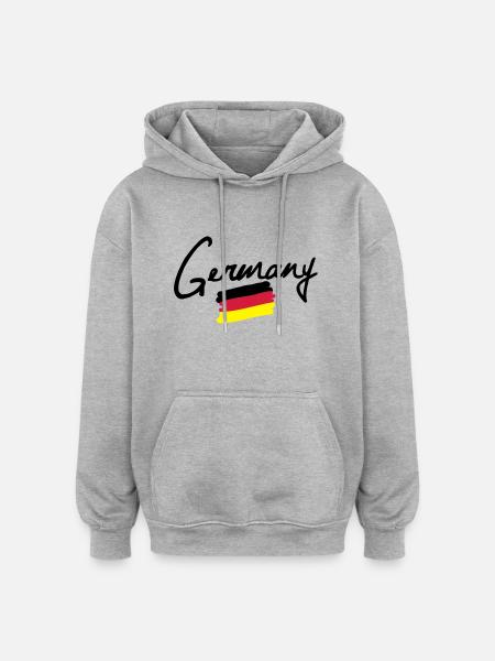 germany - Oversized Unisex Hoodie - heather grey