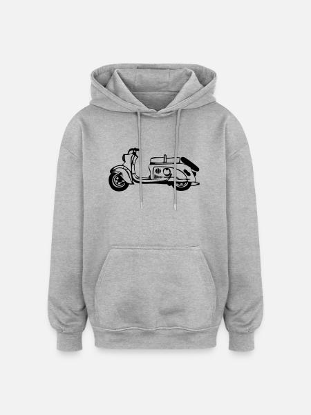 IWL Roller Berlin - Oversized Unisex Hoodie - Grau meliert