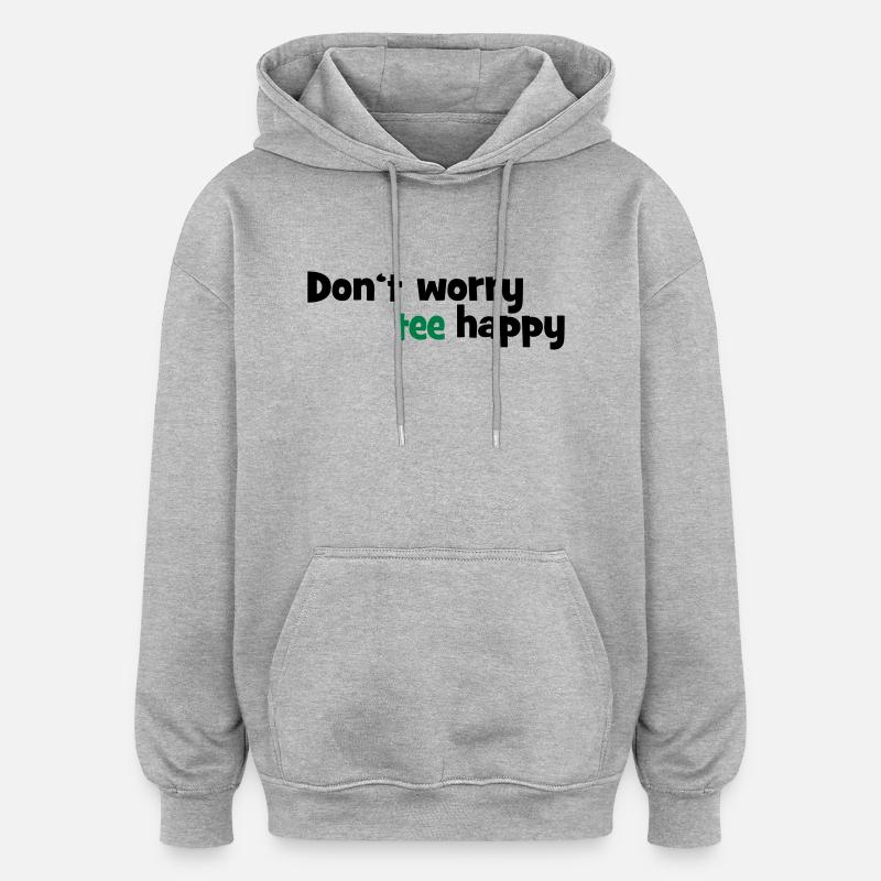 Golfe - Sweat à capuche oversize unisexe - gris chiné