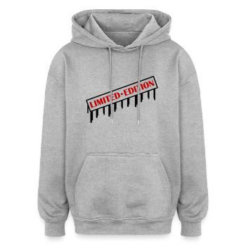 Limited Edition 2 - Oversized Unisex Hoodie - Grau meliert - Vorne - Noah (186cm)