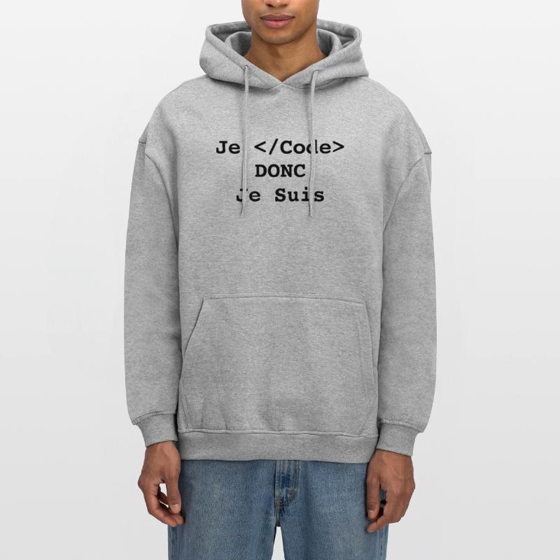 Ich programmiere, also bin ich Informatiker und Programmierer Oversized Unisex Hoodie