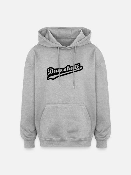 Dancehall - Oversized Unisex Hoodie - Grau meliert