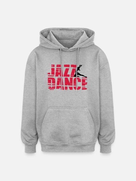 Jazz Dance - Oversized Unisex Hoodie - heather grey