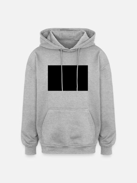 Flagge Bayern Rauten - Oversized Unisex Hoodie - Grau meliert