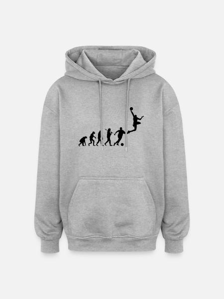 Basketball - Oversized Unisex Hoodie - heather grey