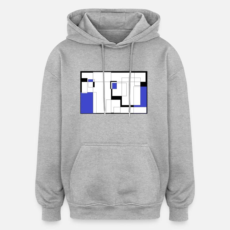 Phoenix - Sweat à capuche oversize unisexe - gris chiné