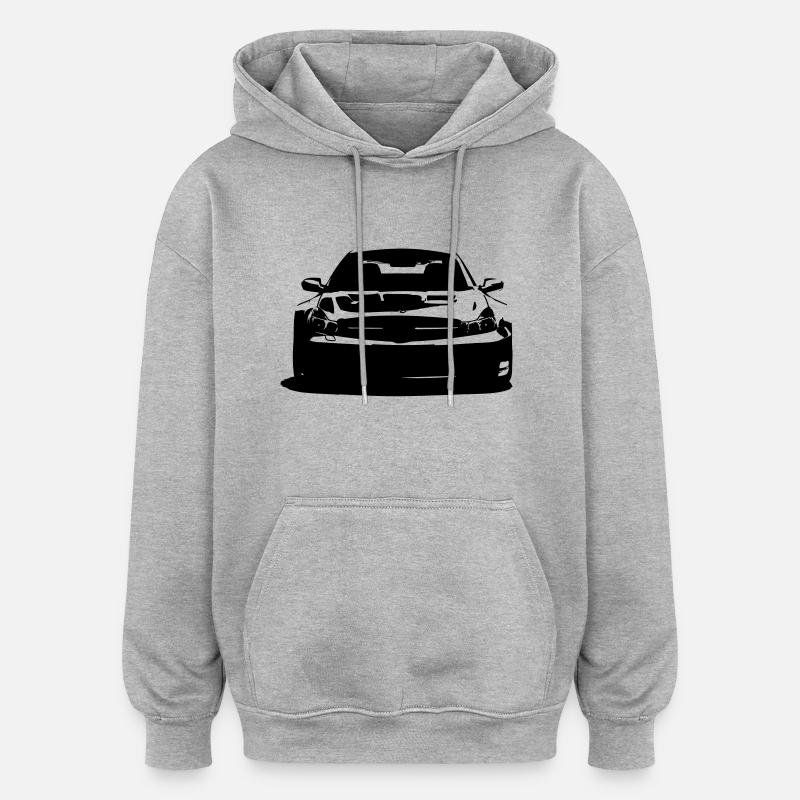 Balances sportives allemandes - Sweat à capuche oversize unisexe - gris chiné