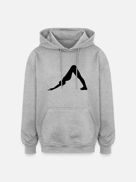 Pilates - Oversized Unisex Hoodie - heather grey