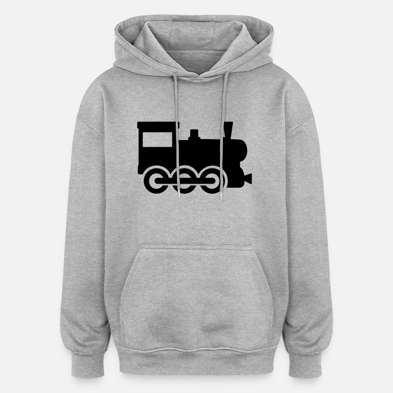 Train - Oversized Unisex Hoodie - heather grey