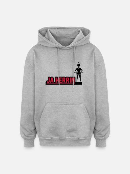 ja_herrin - Oversized Unisex Hoodie - heather grey