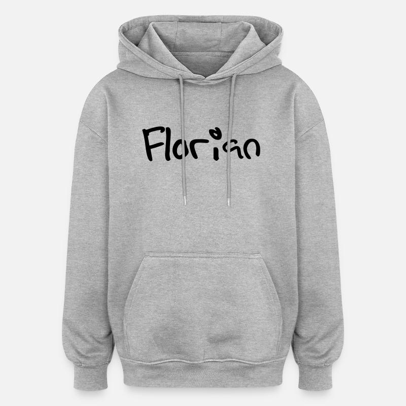 florian - Oversized Unisex Hoodie - heather grey