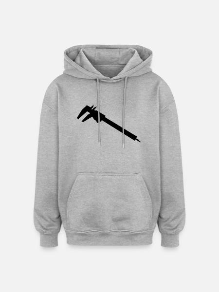 caliber_g1 - Oversized Unisex Hoodie - heather grey