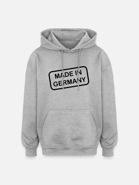 made_in_germany_f1 - Oversized Unisex Hoodie - heather grey