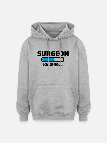 Surgeon - Oversized Unisex Hoodie - heather grey