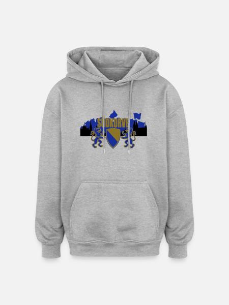 Zurich South Bend - Oversized Unisex Hoodie - heather grey