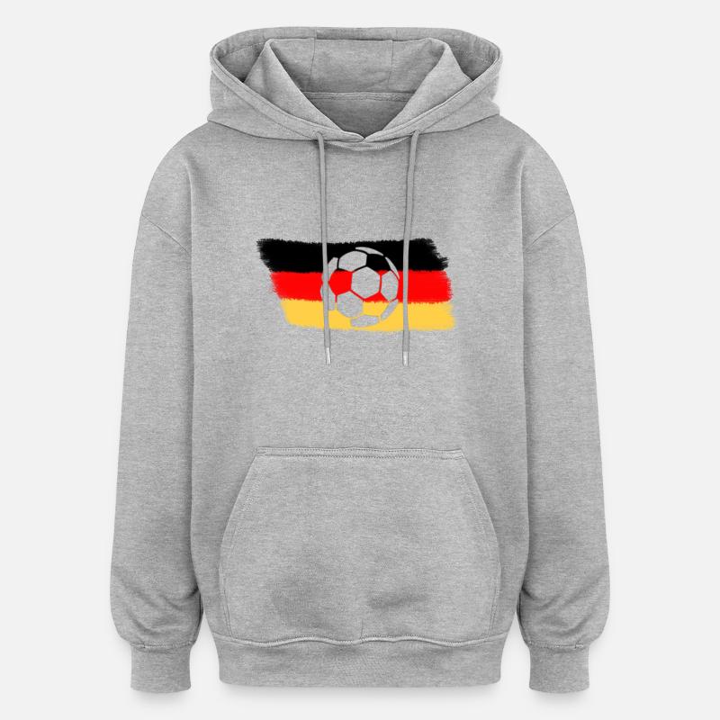 Germany - Sweat à capuche oversize unisexe - gris chiné