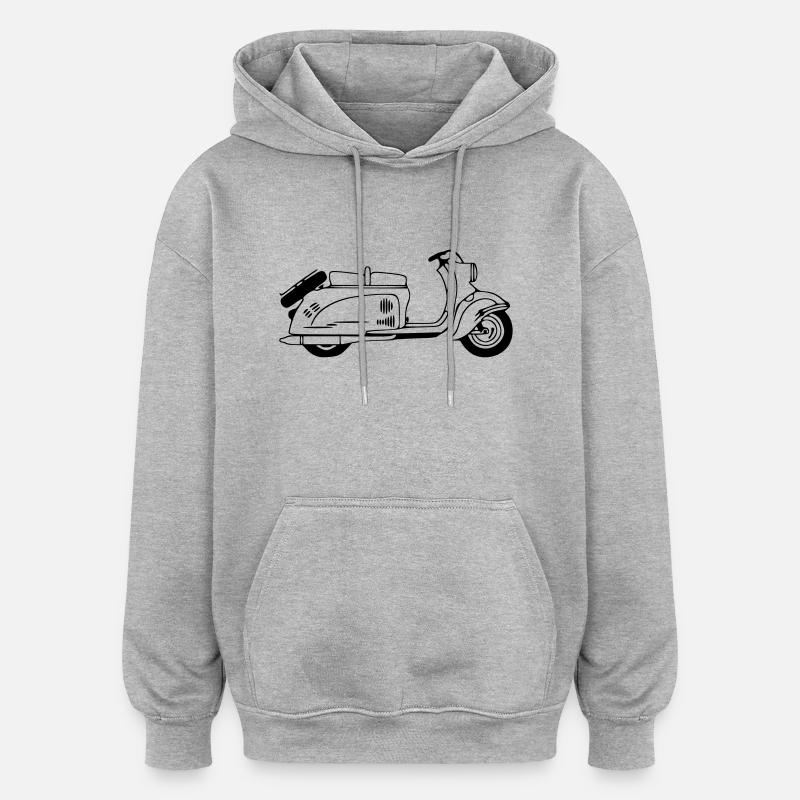 IWL Berliner Roller SR59 - Oversized Unisex Hoodie - Grau meliert