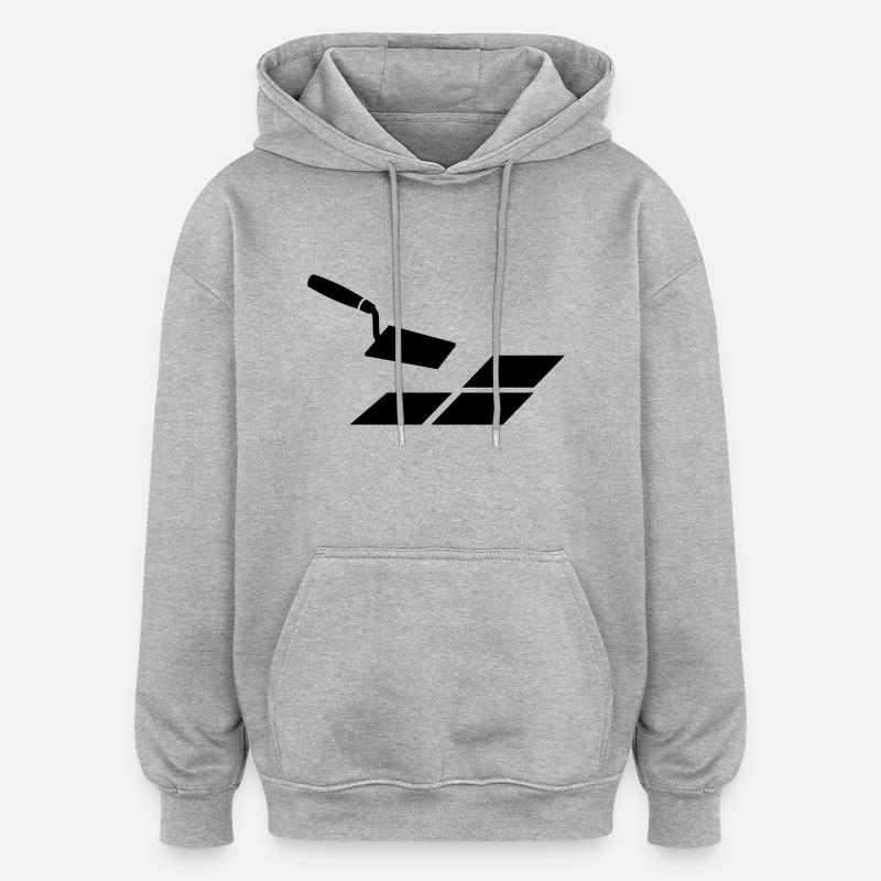 Tiler - Oversized Unisex Hoodie - heather grey