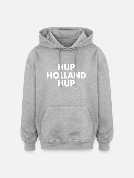 Hup holland hup - Oversized Unisex Hoodie - heather grey