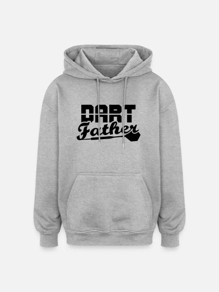 DART Father - Oversized Unisex Hoodie - heather grey